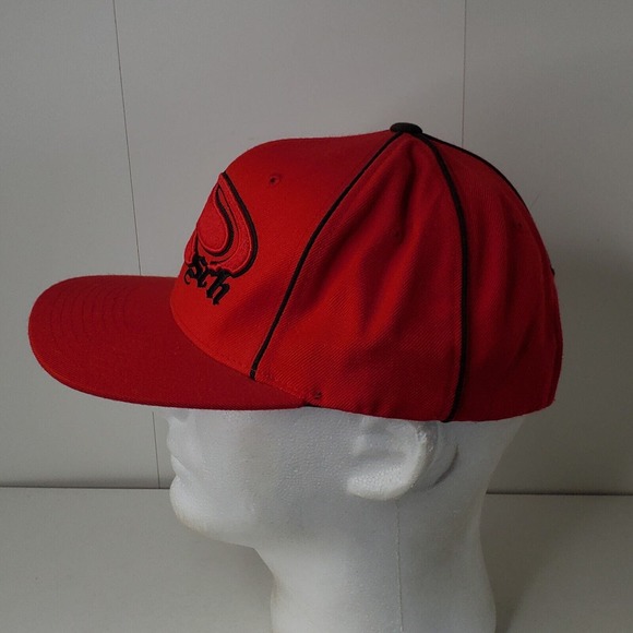 SCH Embroidered Spade Logo Snapback Hat Baseball Cap French Rapper Hip Hop Lid - Picture 2 of 7